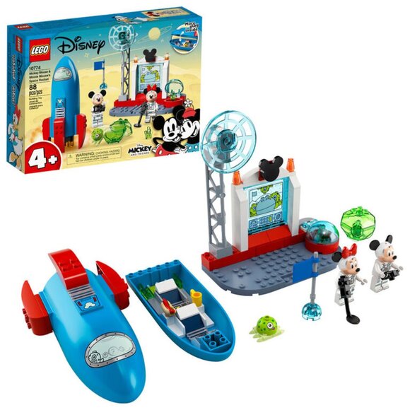 Lego Brand New Disney Mickey Mouse & Minnie Mouse's Space Rocket 10774 - Picture 1 of 9